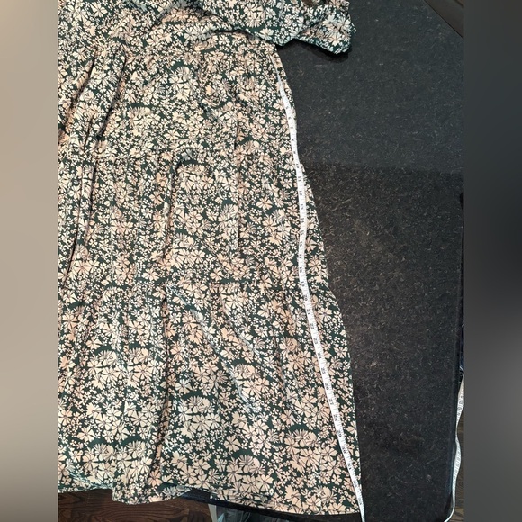 First Love green Puff Sleeve Midi Sundress - Picture 9 of 9